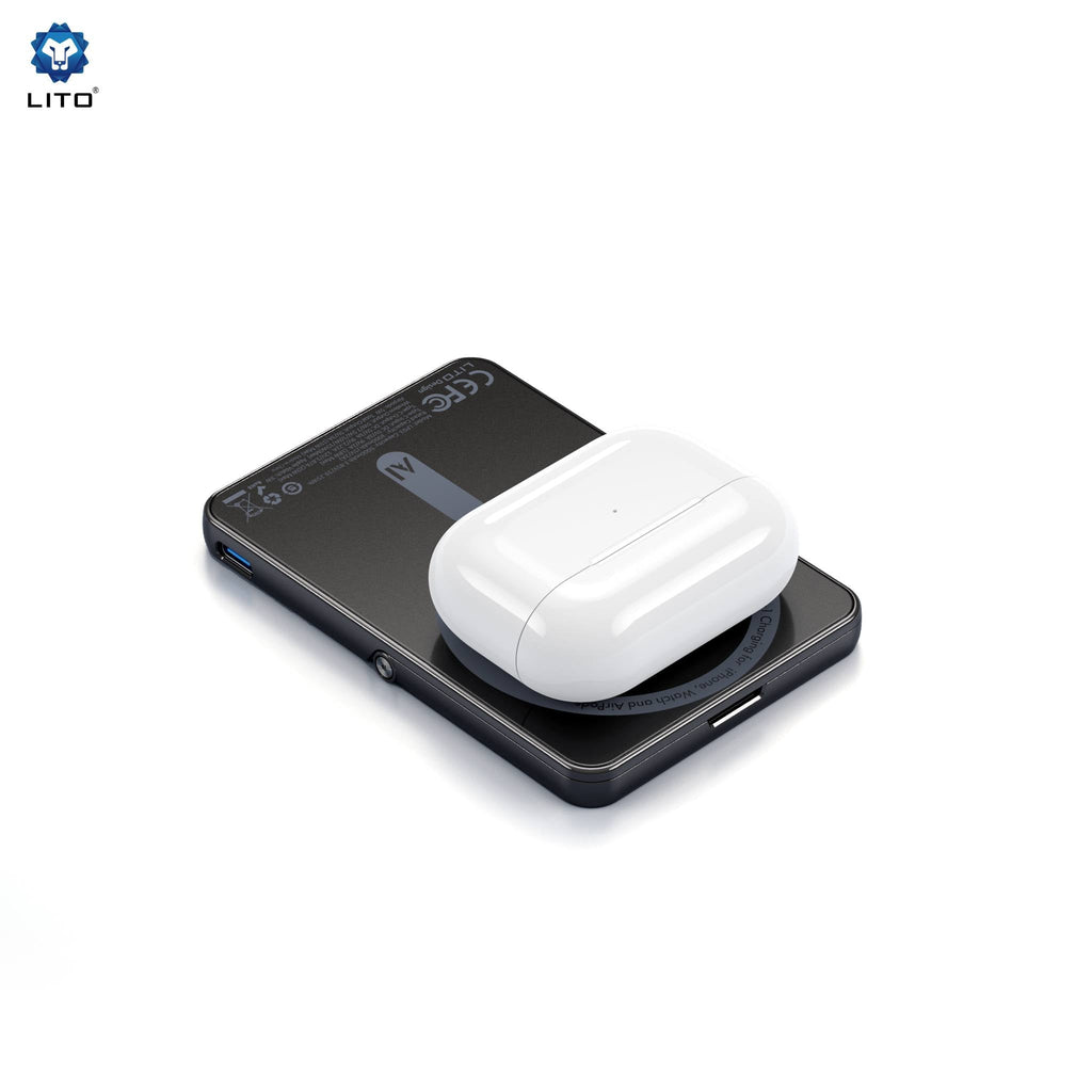 LITO LP03 15W Ultra AI 5-in-1 Magnetic Power Bank