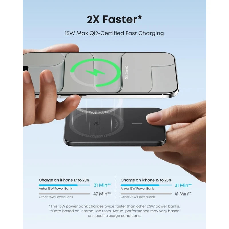 Anker Nano Power Bank (5K, MagGo, Slim)