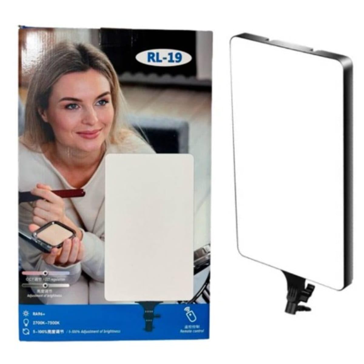 Square RL-19 Photo Fill Light – Professional LED Ring Light for Content Creation & Photography