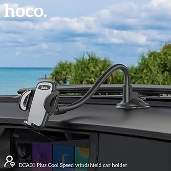 Adjustable smartphone windshield mount by HOCO
