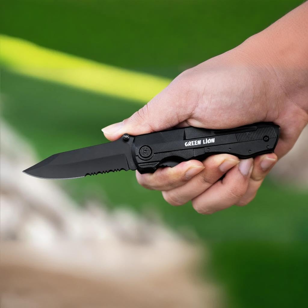 Portable Green Lion multi tool plier for camping and repair