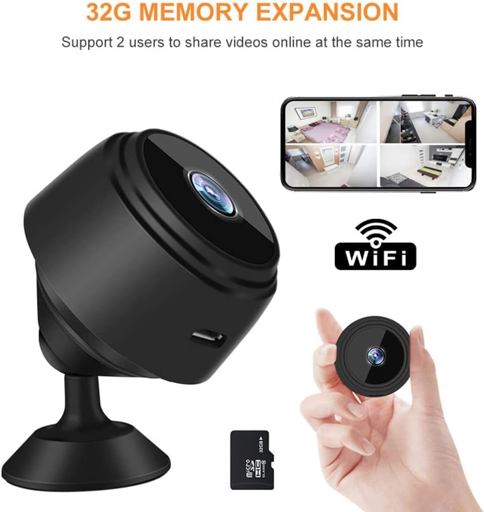 A9 HD mini surveillance camera with night vision