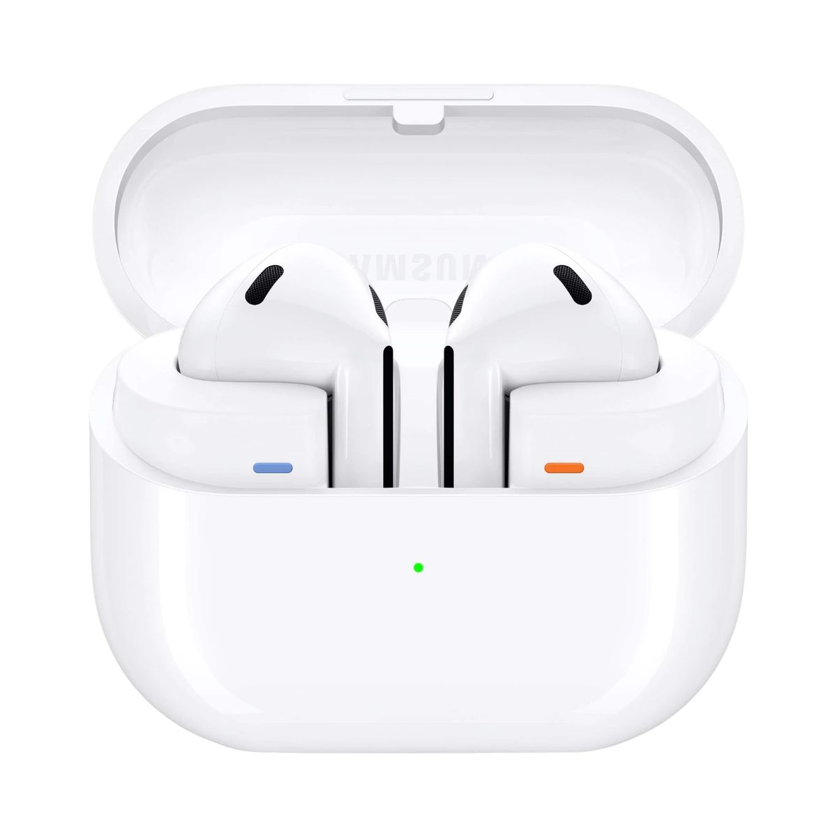 Samsung Galaxy Buds3 style AAA earbuds front view white case