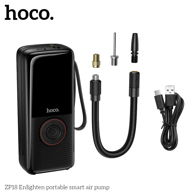 Wireless tire inflator HOCO ZP18 portable air compressor
