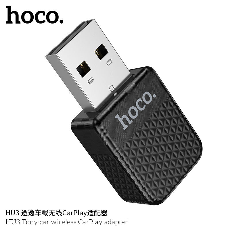 HOCO HU3 Wireless CarPlay Adapter – Front View