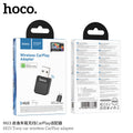 HOCO HU3 Wireless CarPlay Adapter – Plugged Into Car USB Port