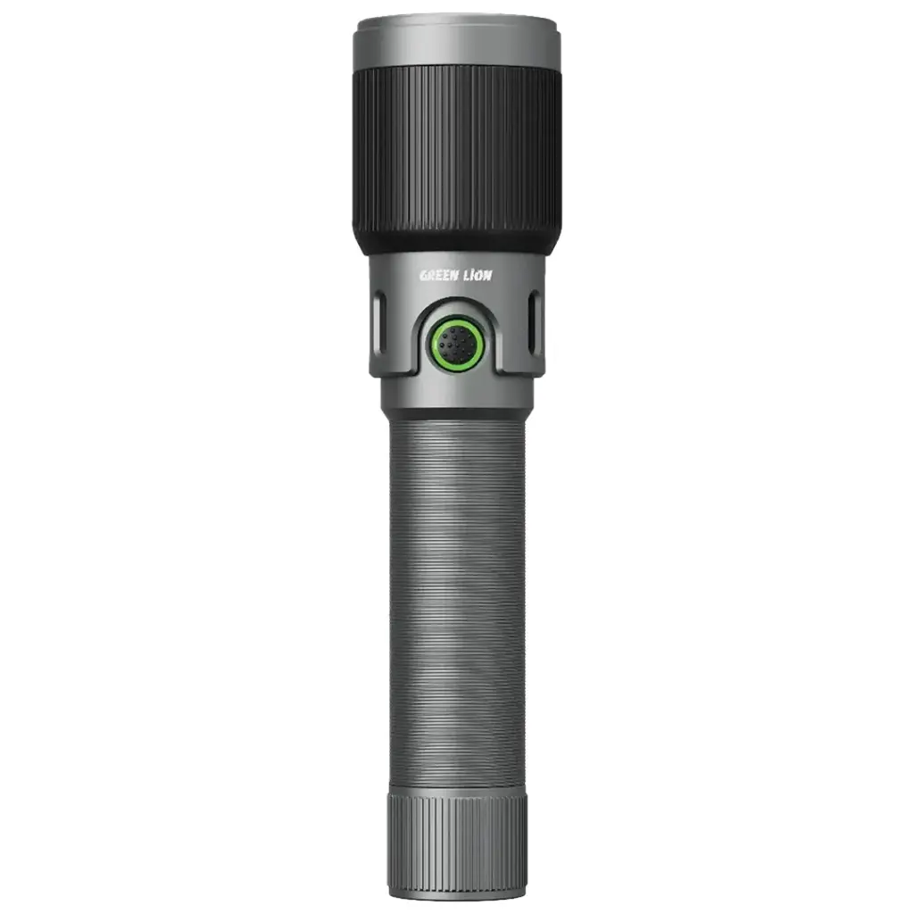 Green Lion Ranger Portable LED Torch - Gray