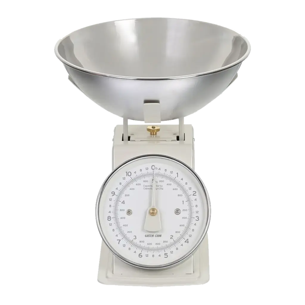Green Lion Vintage Kitchen Scale – Cream