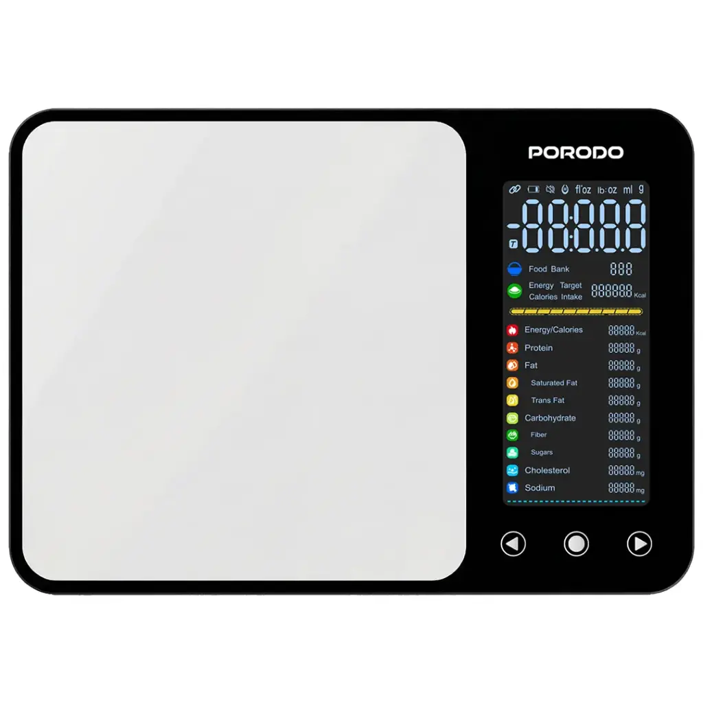 Porodo Kalio smart food kitchen scale silver
