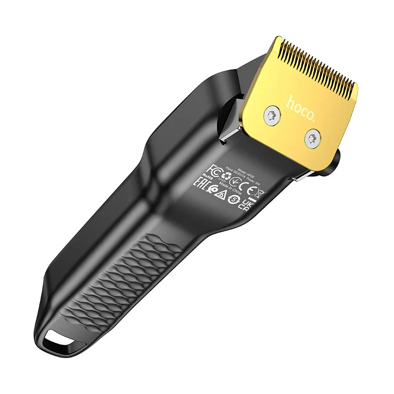 Electric Hair Clipper with Digital Display (Black & Gold) HOCO HP20