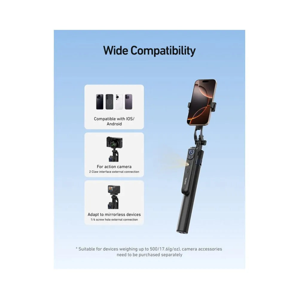 TELESIN Intelligent Auto-Tracking Tripod 180cm