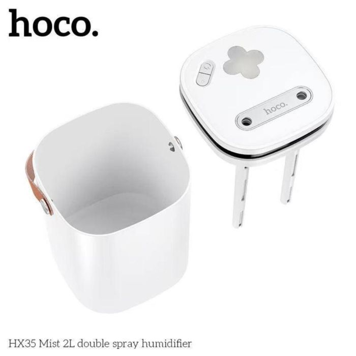 Portable Hoco humidifier 2L with continuous and intermittent spray modes