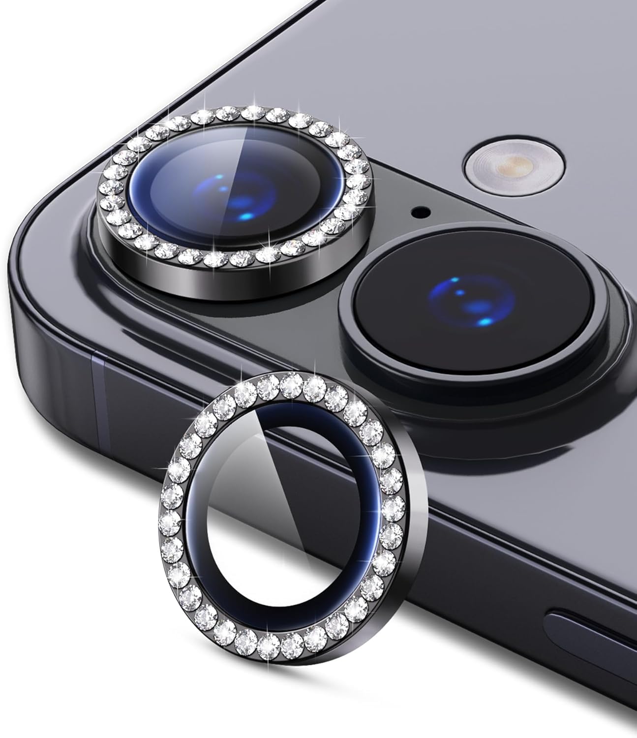 iPhone 17 Series Glitter Camera Lenses – Sparkling Protective Lens Covers