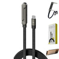 Basemo 2-in-1 Invisible Holder Charger Cable – 240W Fast Charging Cable with Built-in Phone Stand
