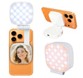 Magnetic 3-in-1 selfie ring light MagSafe front view