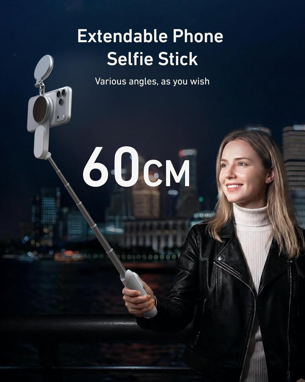 TELESIN smartphone selfie accessory for travel and vlogging
