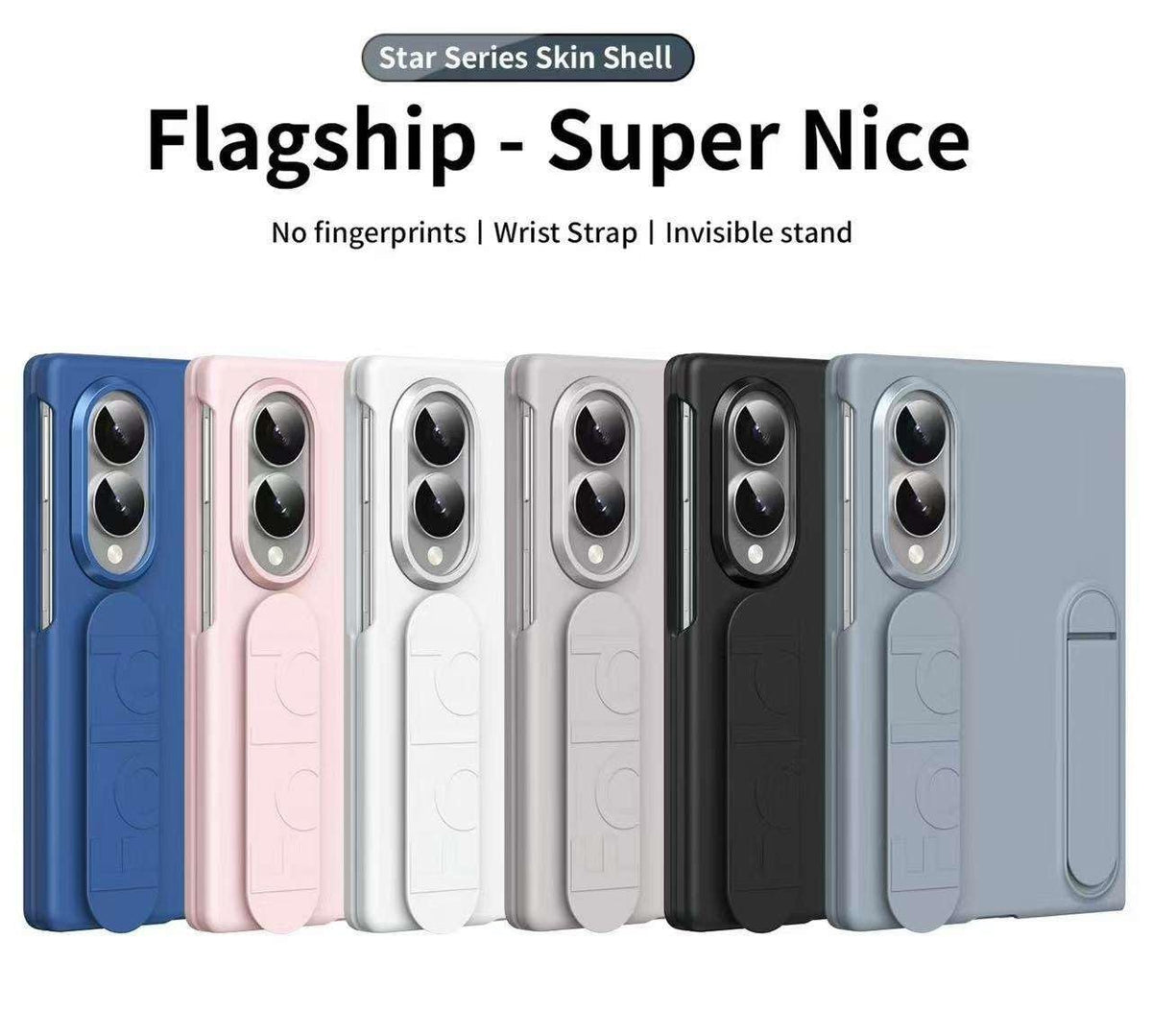Soft touch silicone case Galaxy Z Fold 8 Ultra – two-piece slim shell