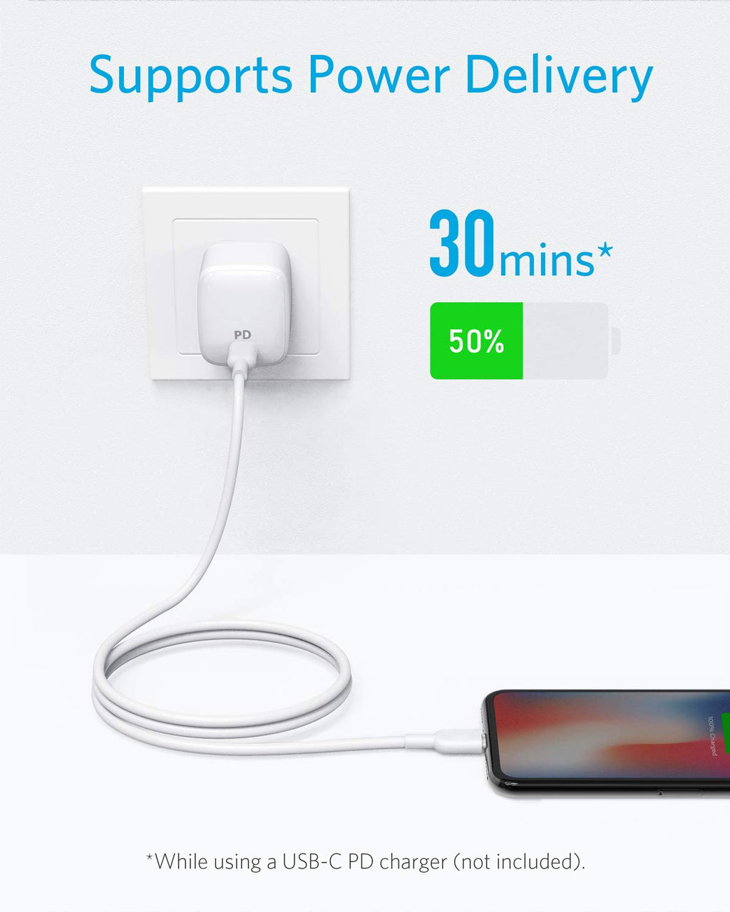Anker 60W Lightning cable reinforced durable build