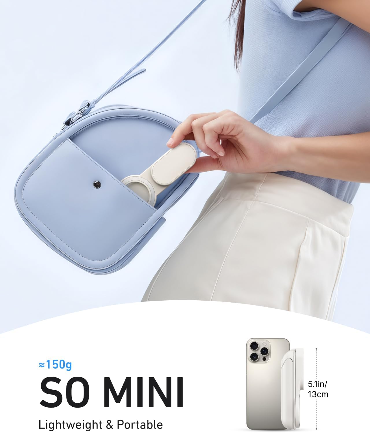 TELESIN Magnetic Mini Selfie Stick