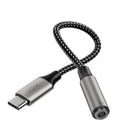 XO NB-R257C USB-C to 3.5mm AUX cable front view