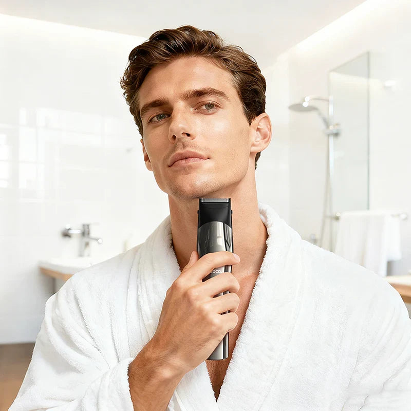 HOCO HP26 Electric Hair Clipper – 6-in-1 Grooming Set | IPX6 Waterproof | 7500 RPM