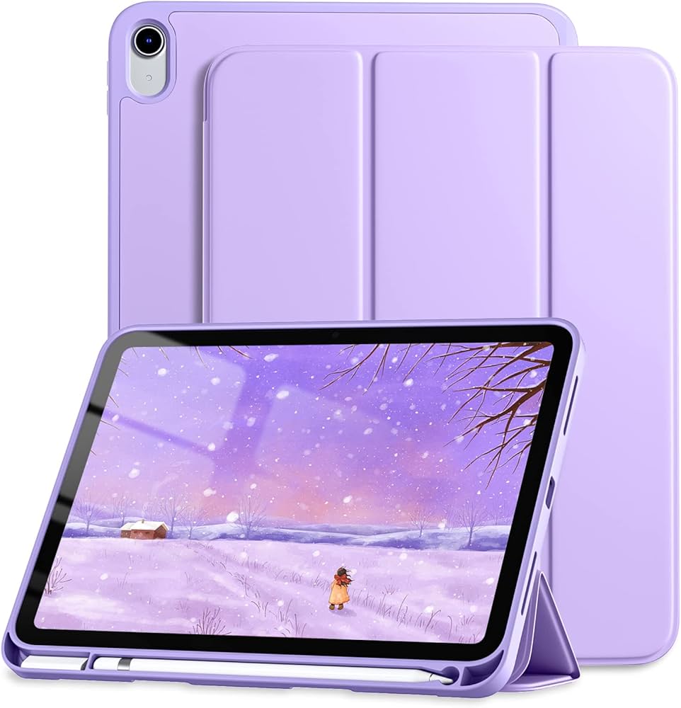 iPad Flip Case with Pen Holder – Auto Sleep Wake Magnet
