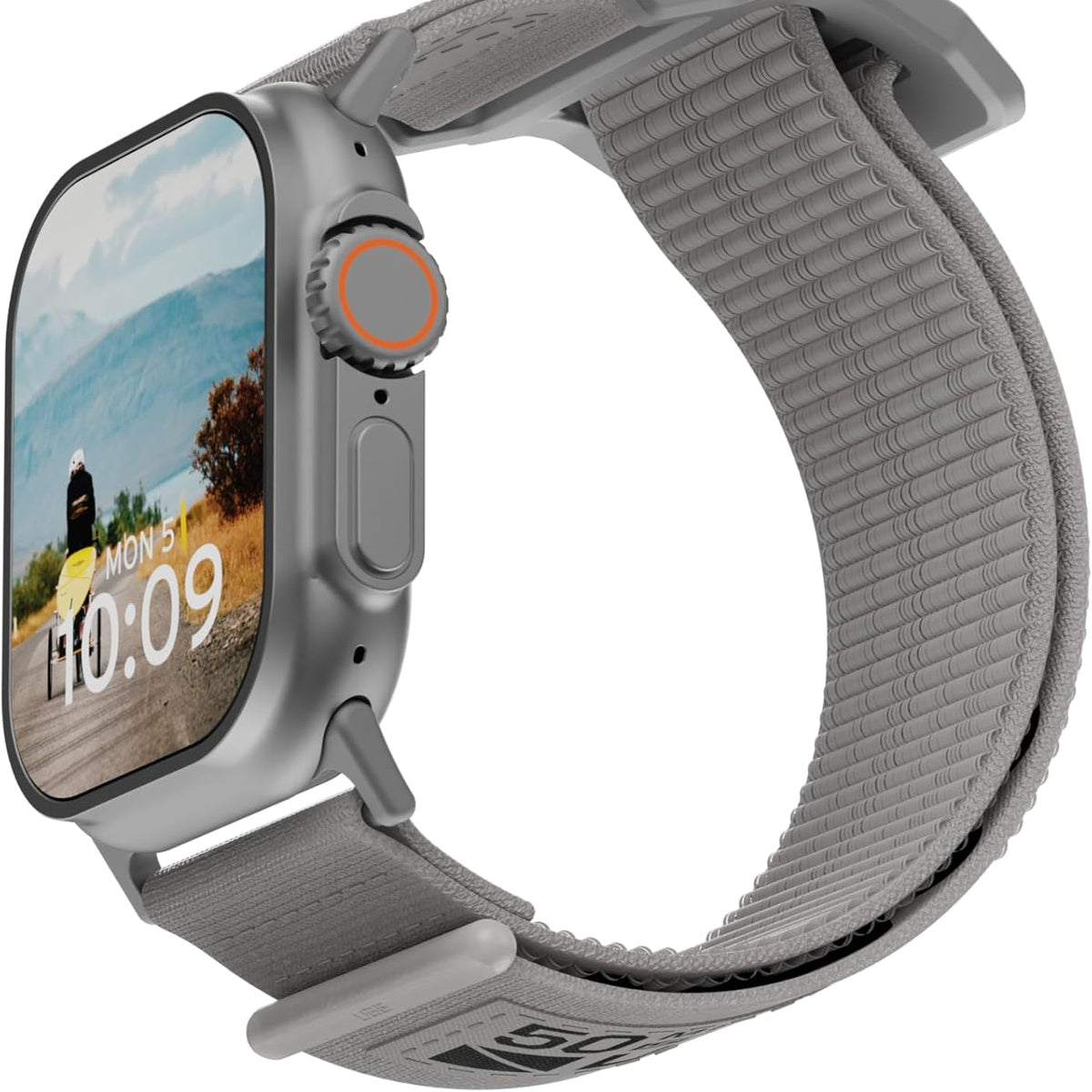 UAG Active Strap Apple Watch – Black Elastic Webbing