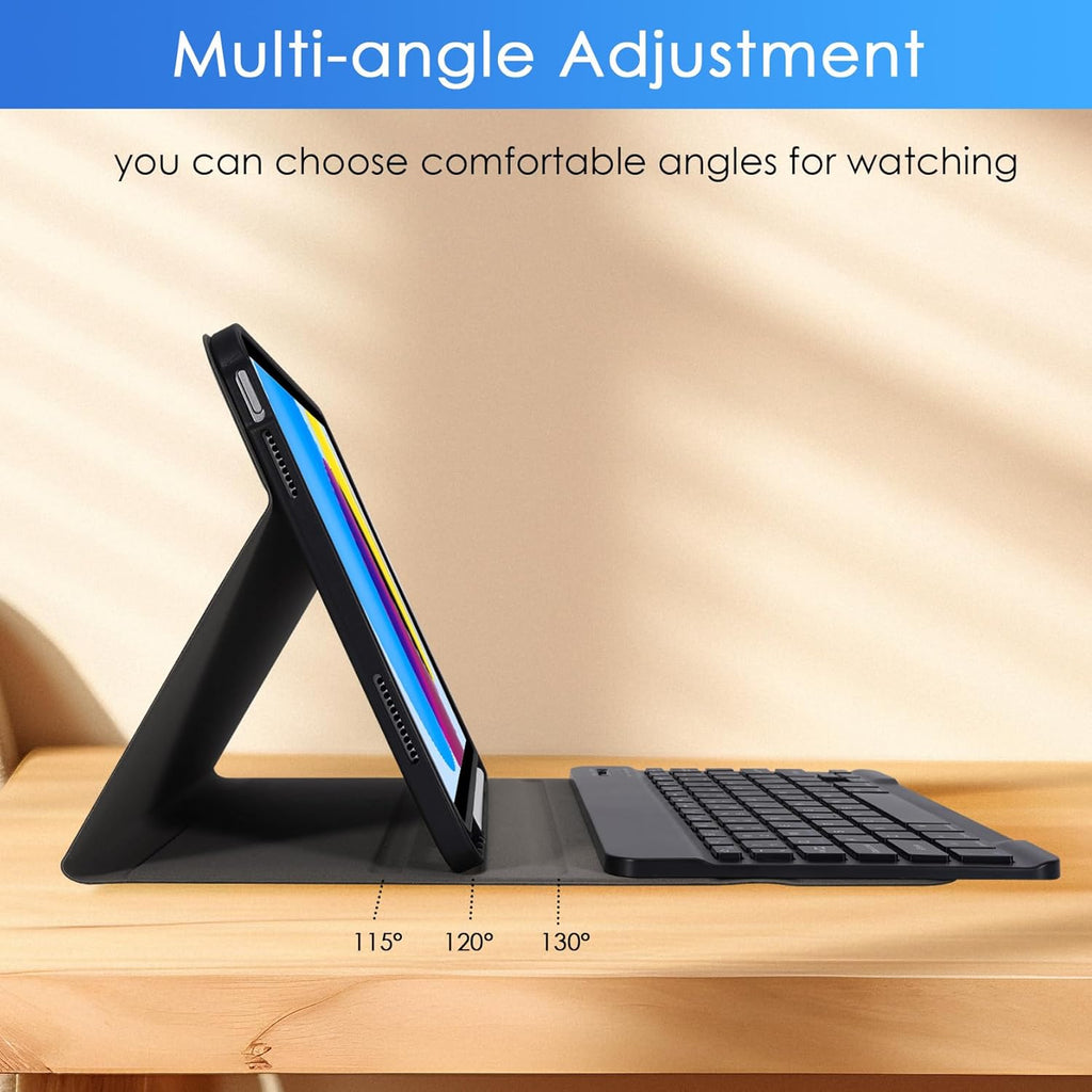 Wireless Bluetooth keyboard case for iPad 10.9 inch
