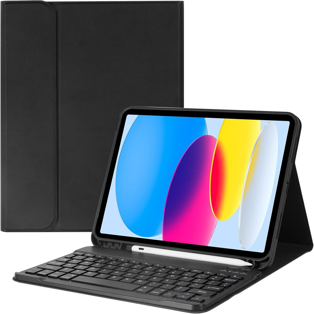 Detachable Bluetooth keyboard case for iPad 10th and 11th generation
