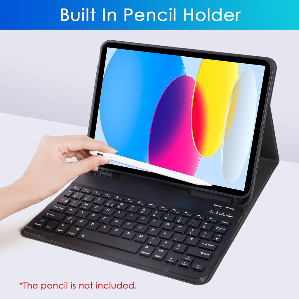 Magnetic keyboard stand case compatible with iPad
