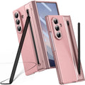 Galaxy Z Fold7 leather cover with S Pen support
