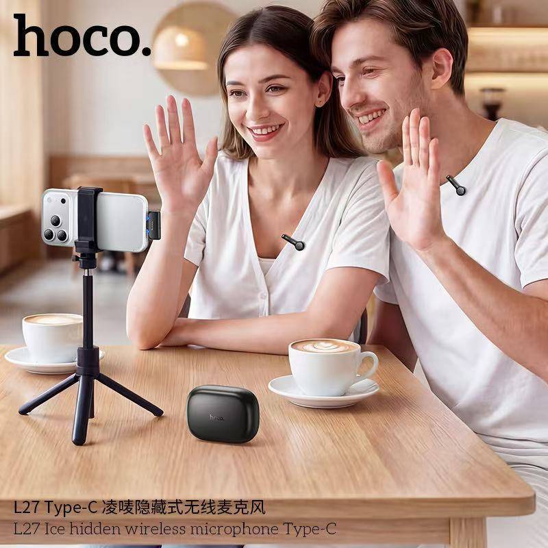 Hoco L27 Type-C dual microphone package contents