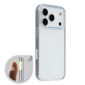 X-Level Space iPhone 17 Anti-Yellowing TPU Clear Case – Camera Button Cover Detail