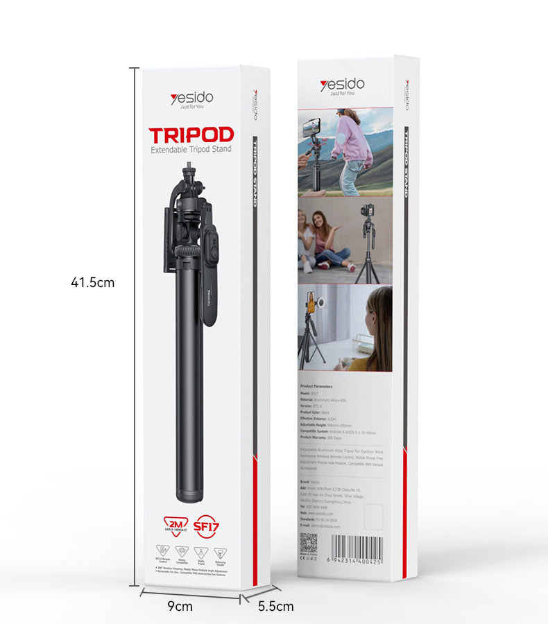Yesido SF17 tripod legs open stable base