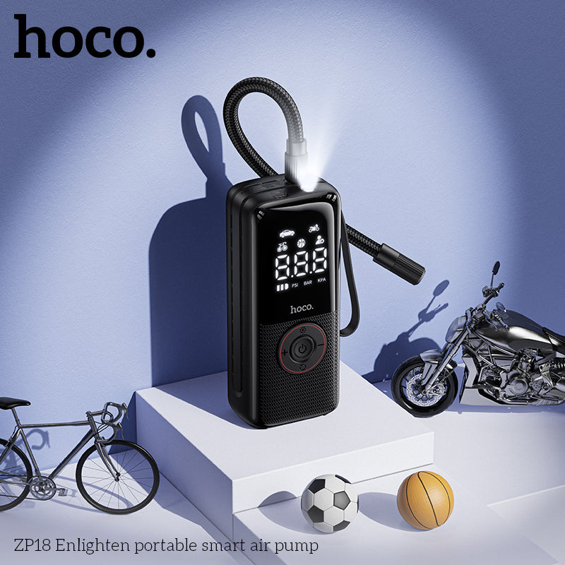 Enlighten Portable Smart Air Pump with Trachea HOCO ZP18