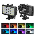 JMARY FM-72RGB Waterproof RGB Video Fill Light – 40m Rated