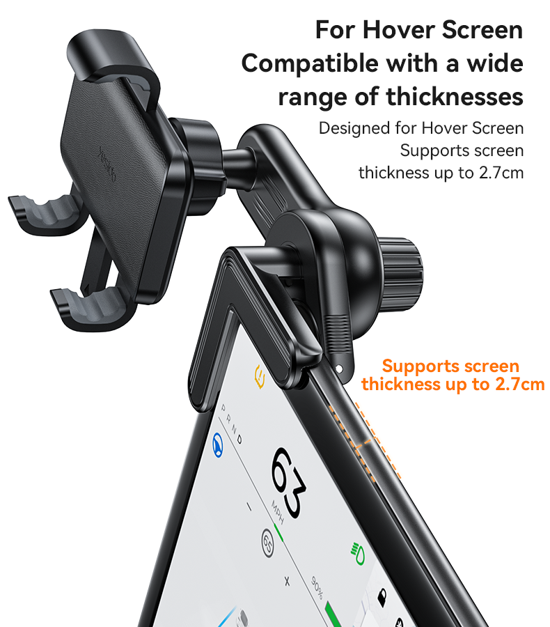Yesido C250 360 Rotating Screen Snap-on Press Clip Phone Holder