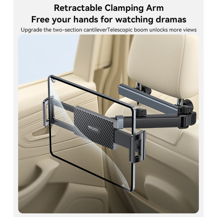 Yesido C294 headrest mount clamp attached to car seat