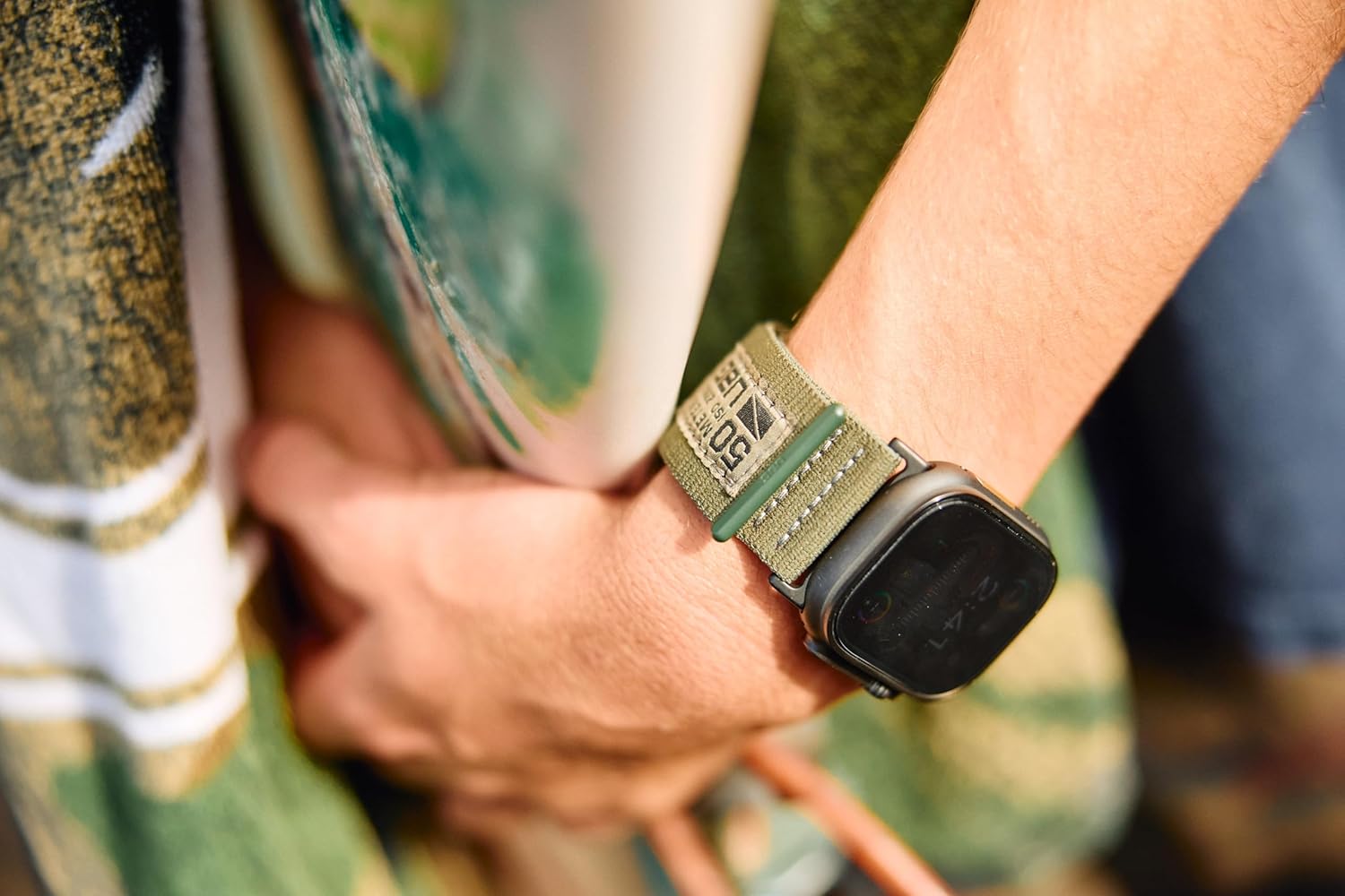 UAG Active Strap Apple Watch – Hook-and-Loop Closure Detail
