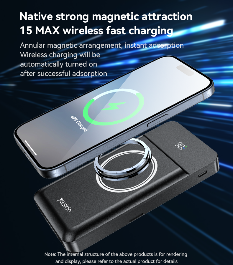 10000mAh Magnetic Charging P69 Yesido