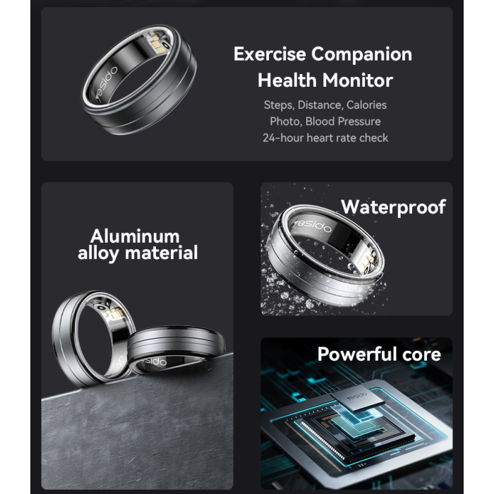 Yesido IO32 Smart Ring – Worn on Finger