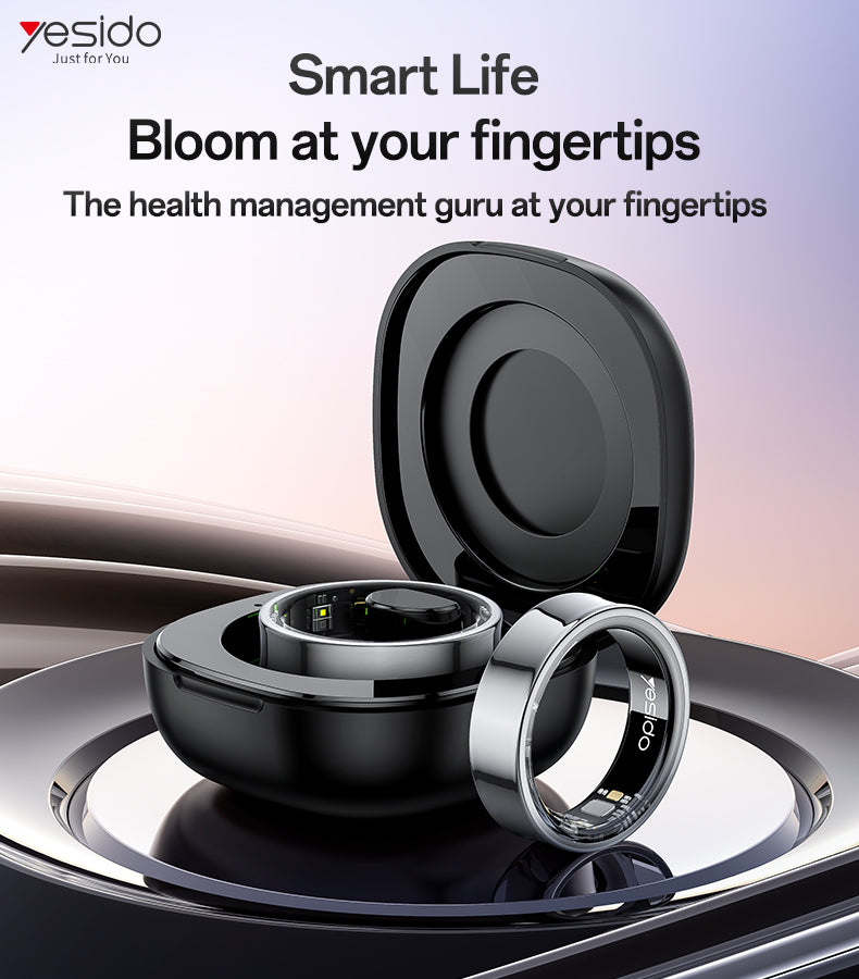 Yesido IO33 Smart Ring – Heart Rate and SpO2 Sensors