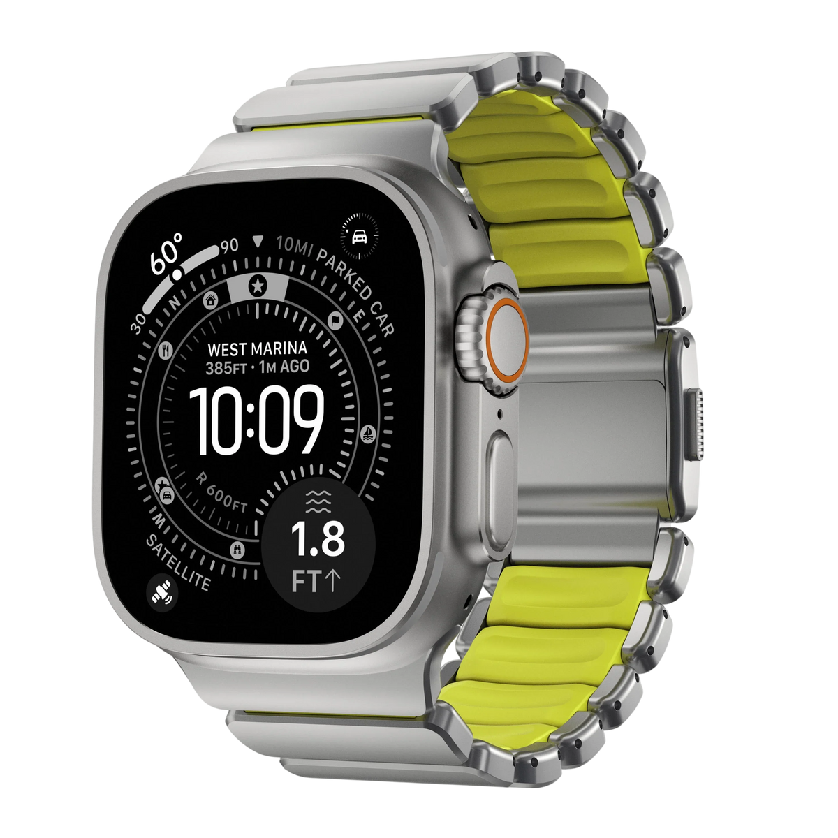 Stratos Stainless Steel Band – Silver Color