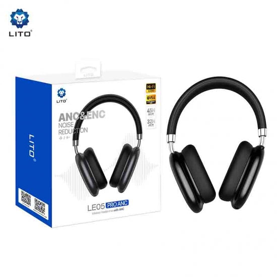 LITO LE05 PRO ANC Bluetooth headset over-ear design
