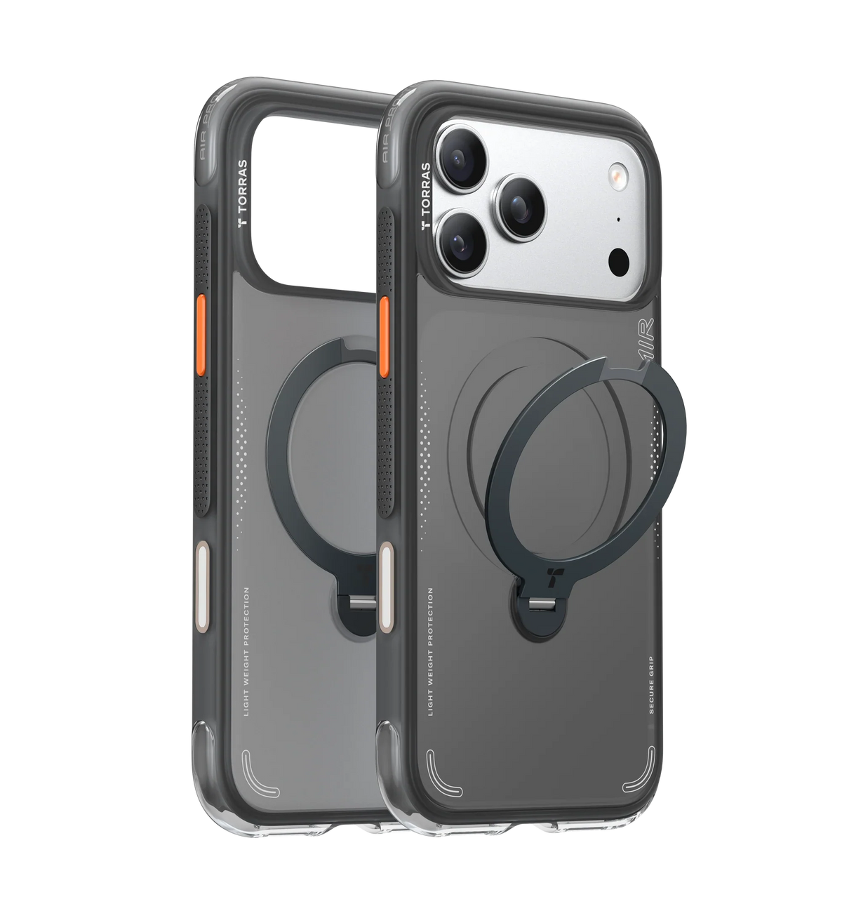 TORRAS Ostand Q3 Air Case iPhone 17 Pro Max – MagSafe 360° kickstand