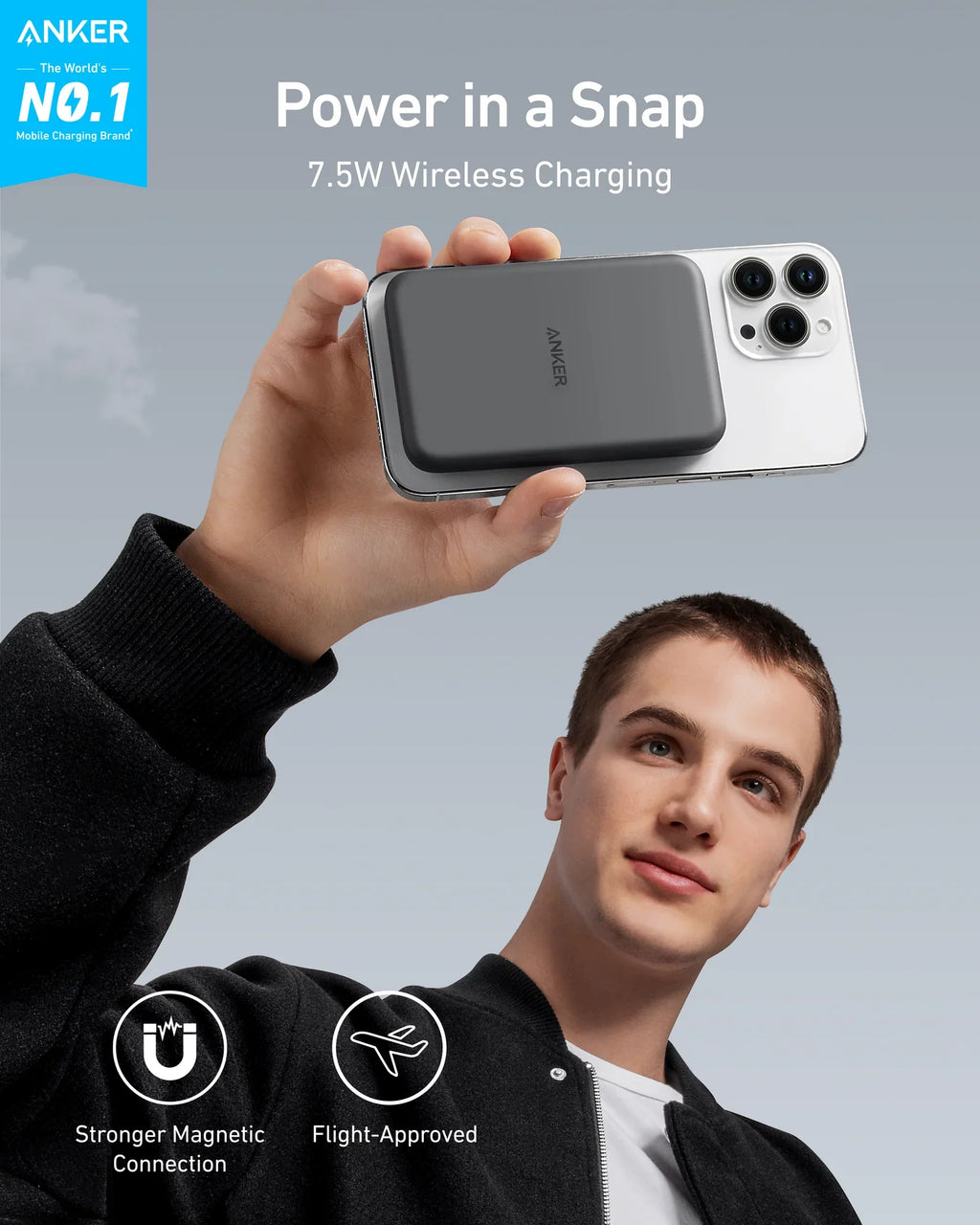 Anker 621 Magnetic Battery (MagGo) – 5,000mAh Ultra-Thin