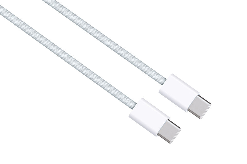 USB-C 60W cable connector ends braided construction