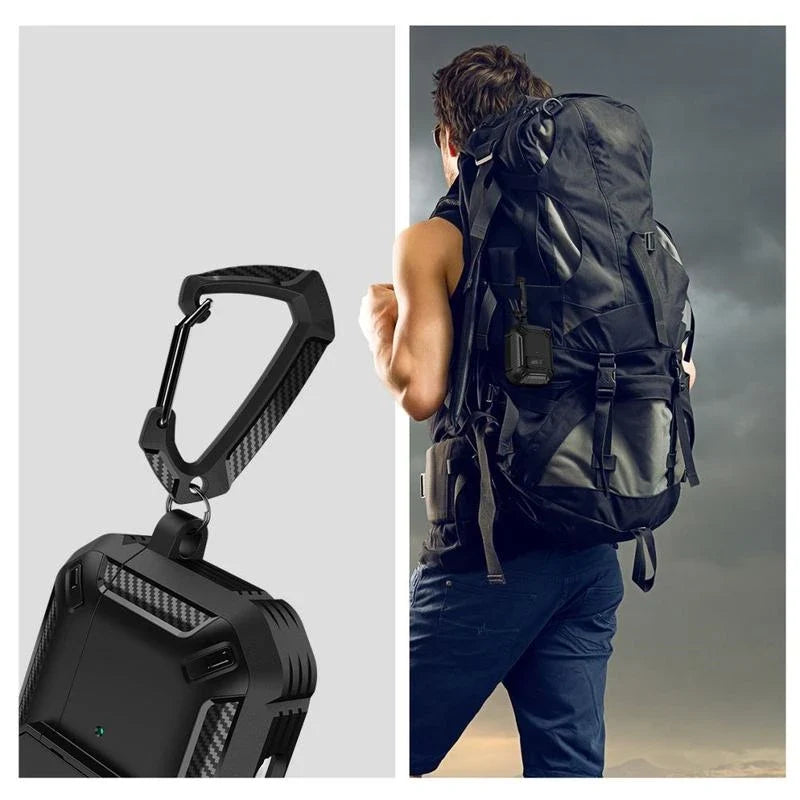 Durable rugged cover compatible with AirPods 4
