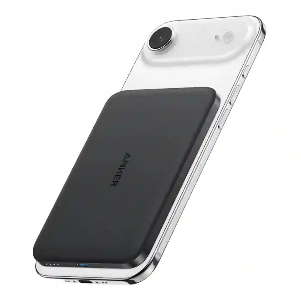 Slim magnetic power bank by Anker with MagSafe compatibility

