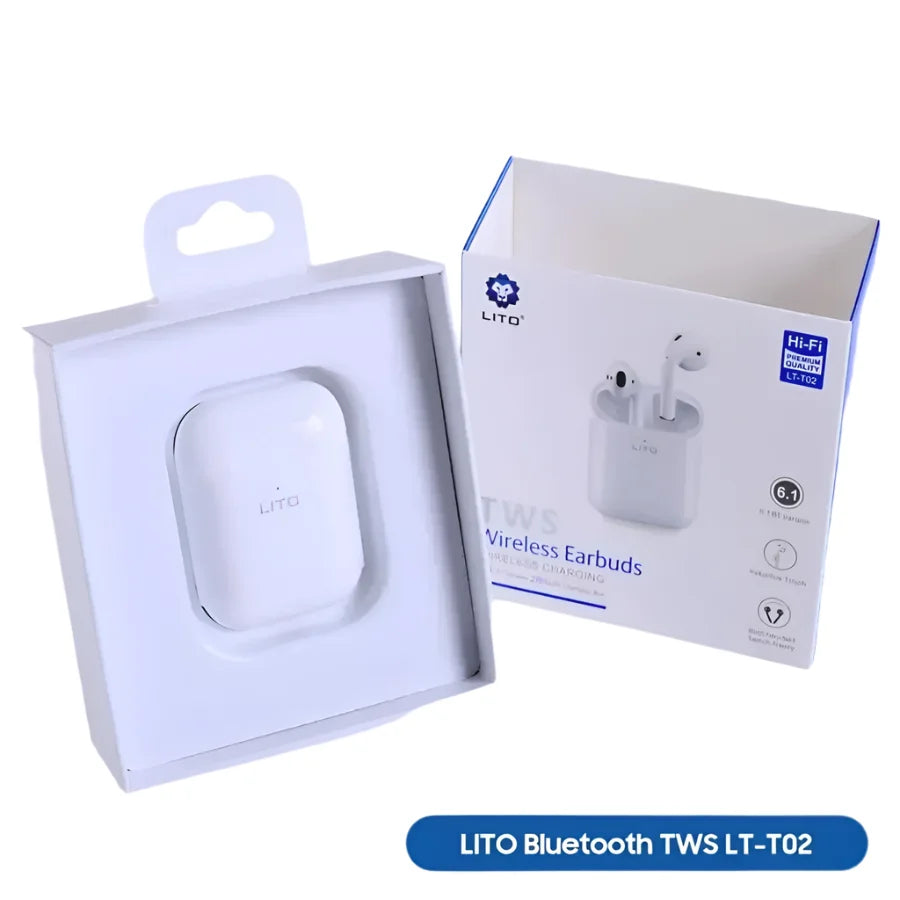 LITO LT-T02 Wireless Earbuds | AirPods 2 Design